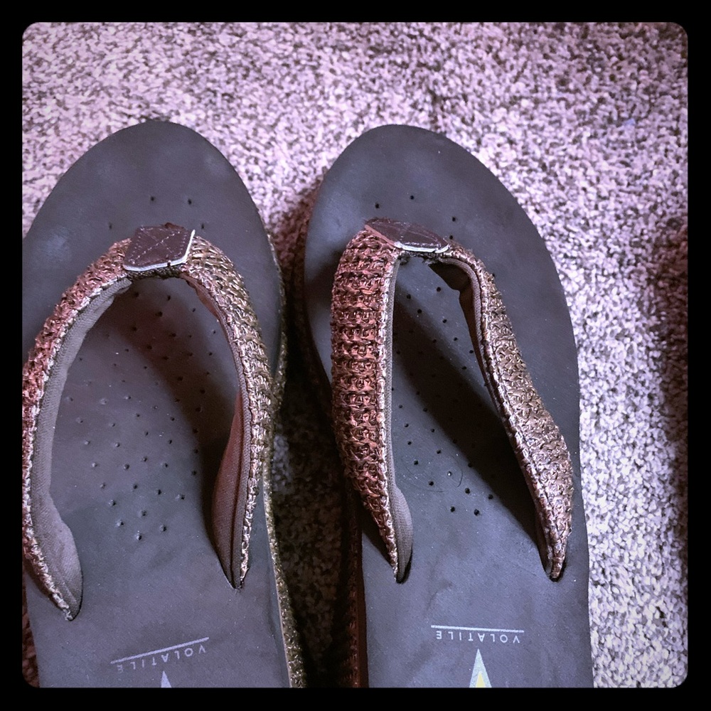 Volitare wedge sandals